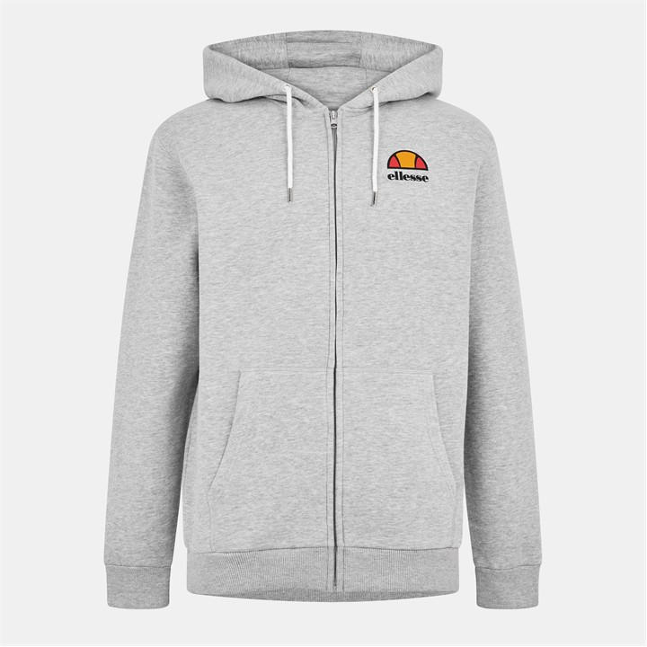Ellesse Men's Grey Full Zip Hoody in Size M, Sports Direct