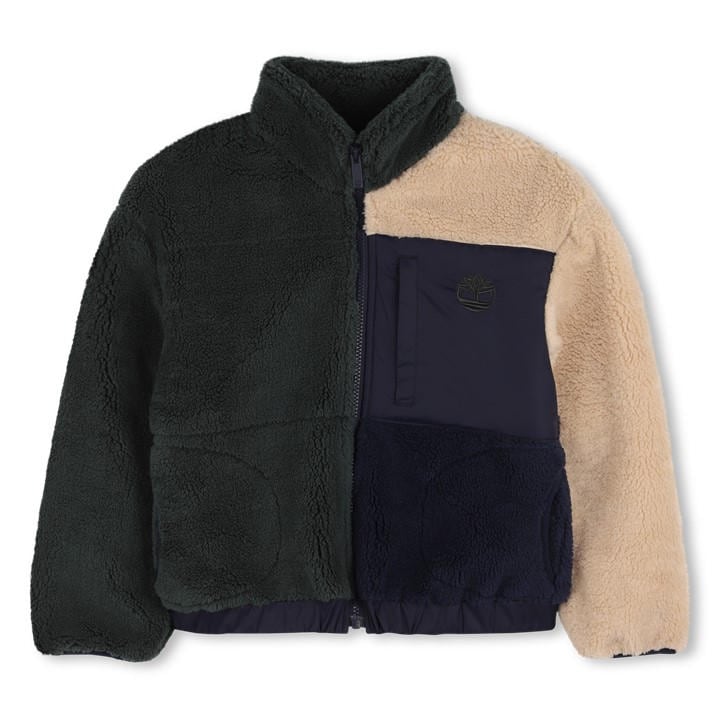 Timberland Boys Green Kids' Full-Zip Fleece, Sports Direct