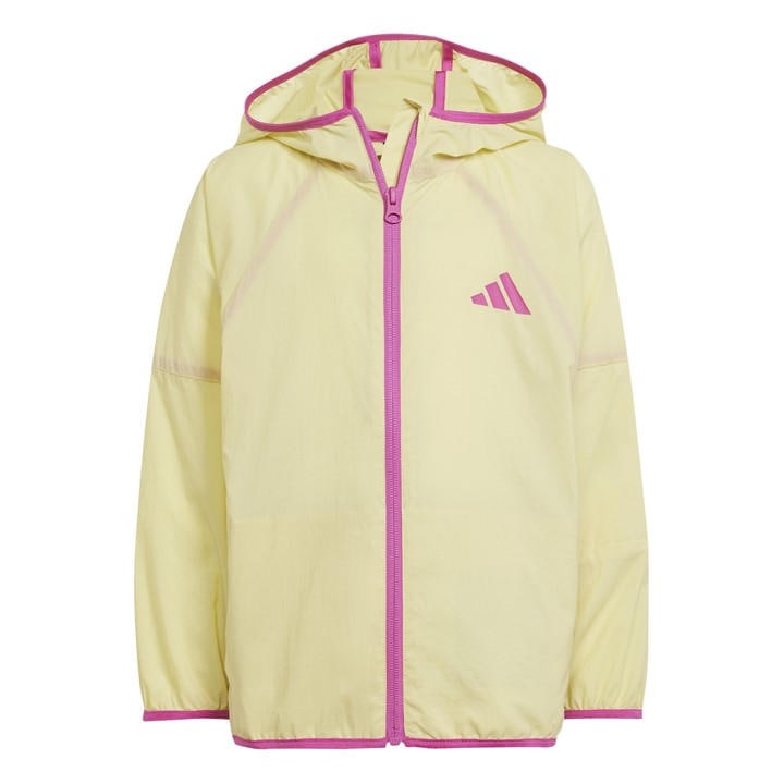 Adidas  Kids Yellow ' Full Zip Fleece in Size 7 - 8 Years, Sports Direct