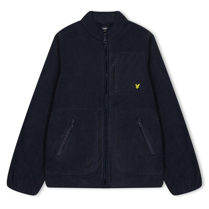 Lyle And Scott Boys Black Kids' Full-Zip Fleece, Sports Direct