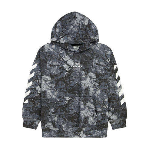 L AB Off White - Kids' Premium Over the Head Cotton Hoodie