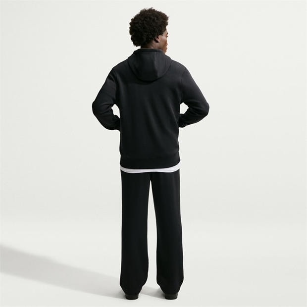 Black/Blk/Metal - Nike - Sportswear Club Fleece Pullover Hoodie Mens