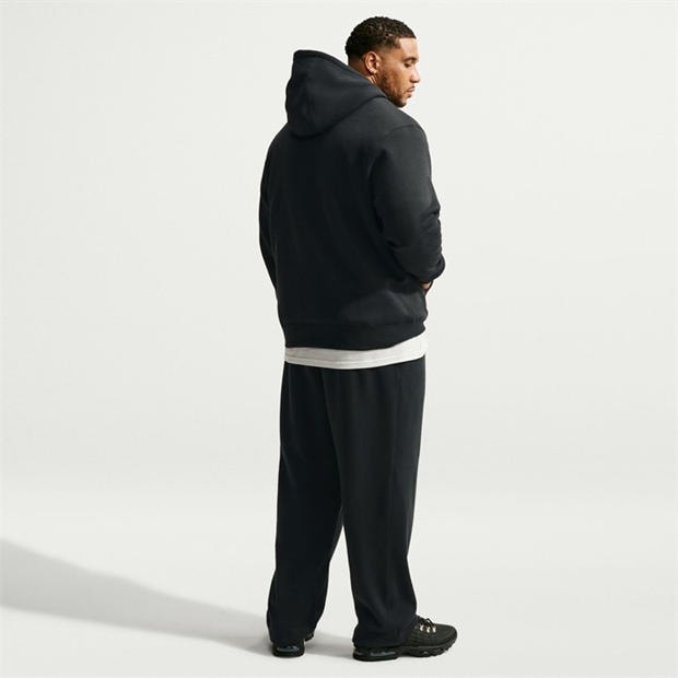 Black/Blk/Metal - Nike - Sportswear Club Fleece Pullover Hoodie Mens