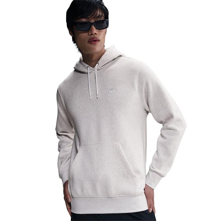 Nike Men's Grey Sportswear Club Fleece Pullover Hoodie in Size 3XL, Sports Direct
