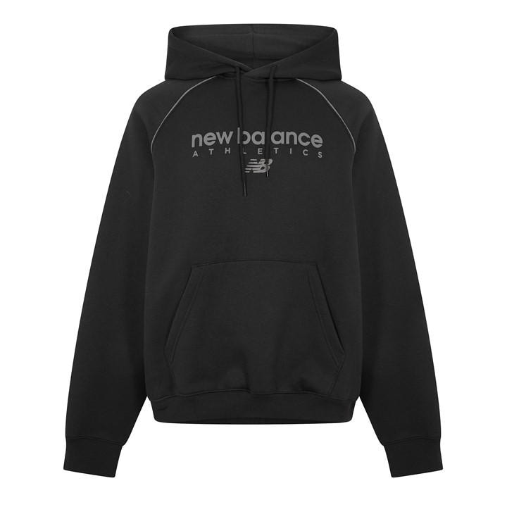 New Balance Men's Black Trackside Pull Over Hoodie in Size XL, Sports Direct