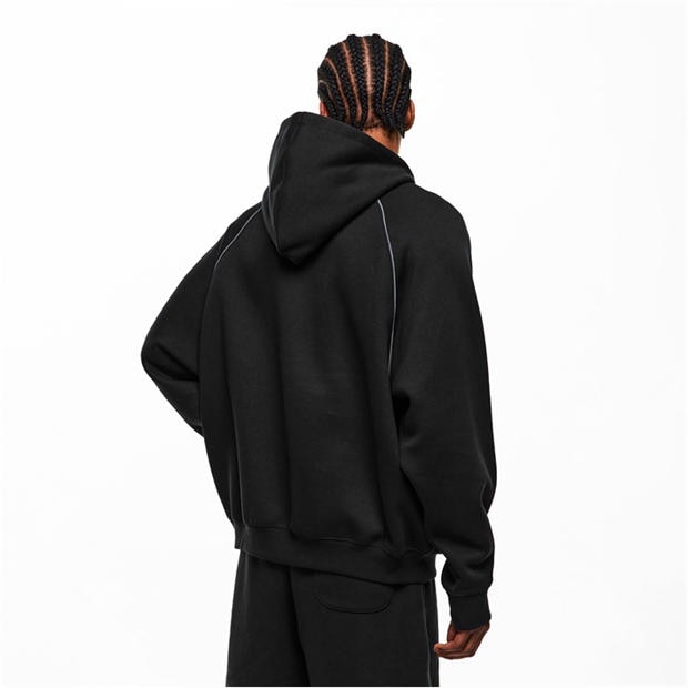 Black - New Balance - Mens Trackside Pull Over Hoodie
