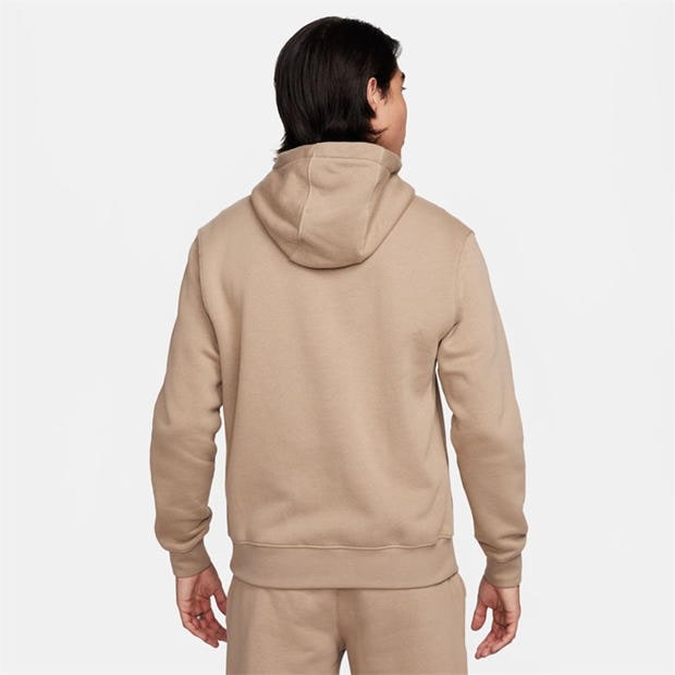 Khaki - Nike - Sportswear Club Fleece Men's Full-Zip Hoodie