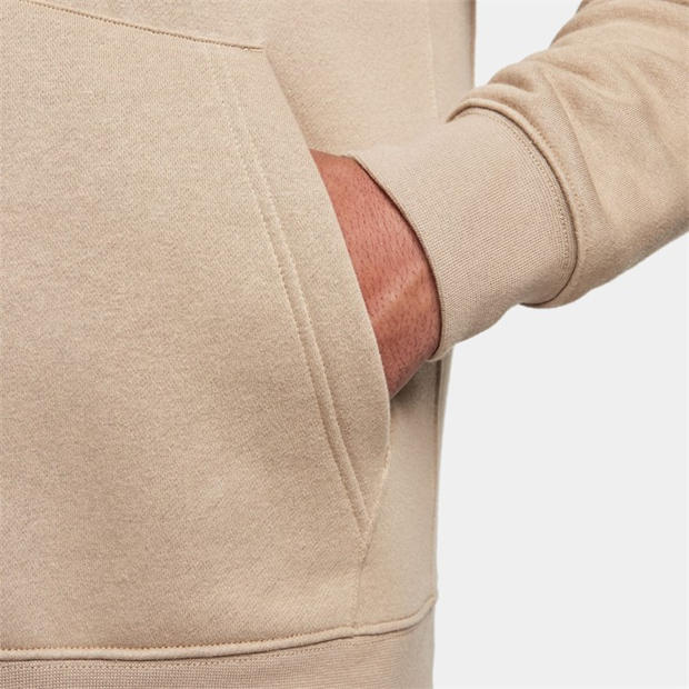 Khaki - Nike - Sportswear Club Fleece Men's Full-Zip Hoodie