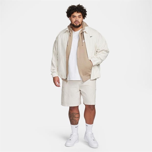 Khaki - Nike - Sportswear Club Fleece Men's Full-Zip Hoodie