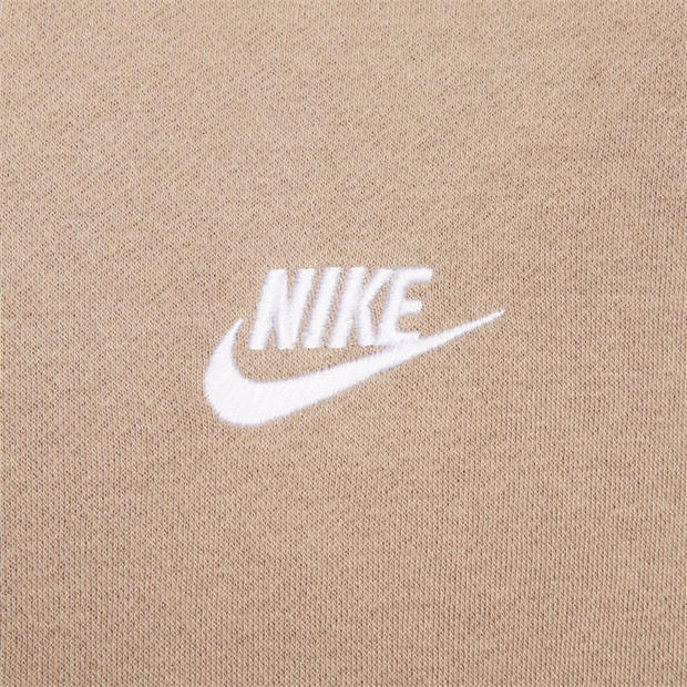 Khaki - Nike - Sportswear Club Fleece Men's Full-Zip Hoodie