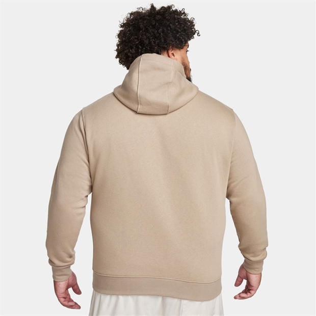 Khaki - Nike - Sportswear Club Fleece Men's Full-Zip Hoodie