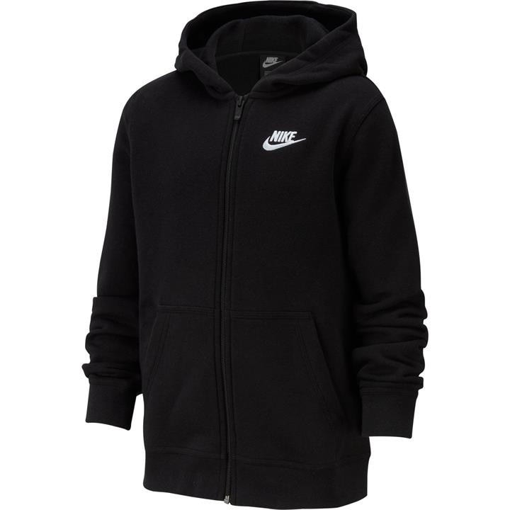 Nike Boys Black Fundamentals Full Zip Hoody  in Size 7 - 8 Years, Sports Direct