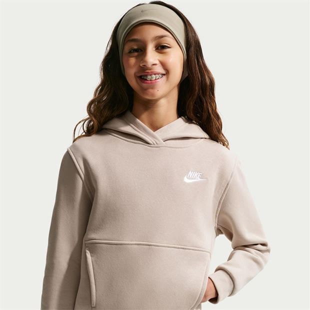 Cream - Nike - Sportswear Club Pullover Hoodie Junior Boys