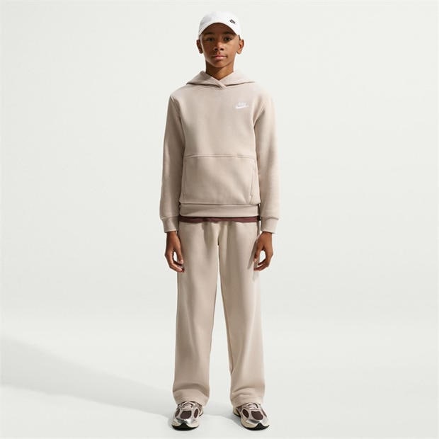 Cream - Nike - Sportswear Club Pullover Hoodie Junior Boys