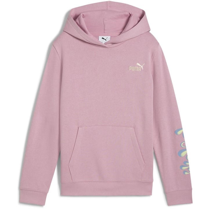 Puma  Kids Pink ' Tweenerverse Overhead Hoodie in Size 5 - 6 Years, Sports Direct