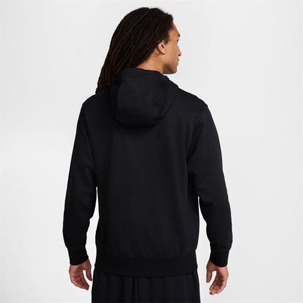 Black/Black - Nike - Men's Club Overhead Hoodie