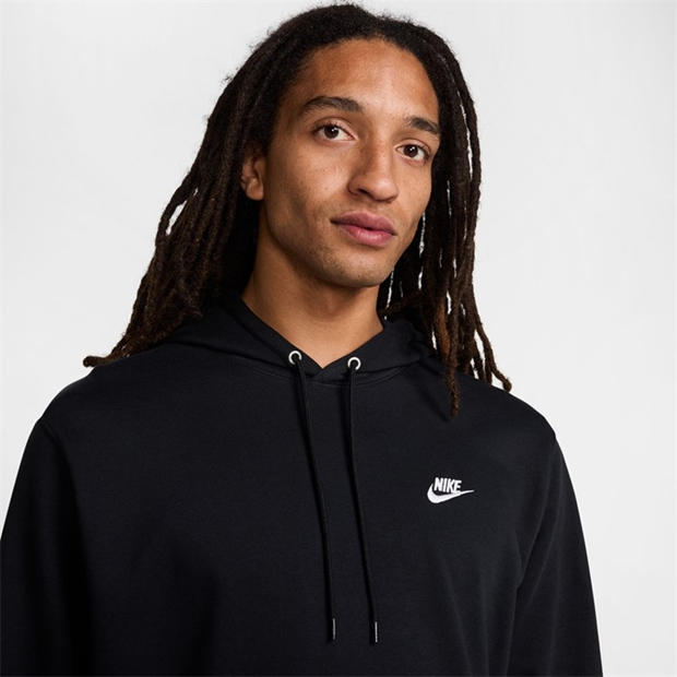 Black/Black - Nike - Men's Club Overhead Hoodie