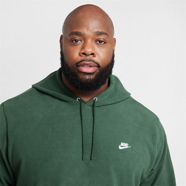 Fir/White - Nike - Men's Club Winterised Hoodie