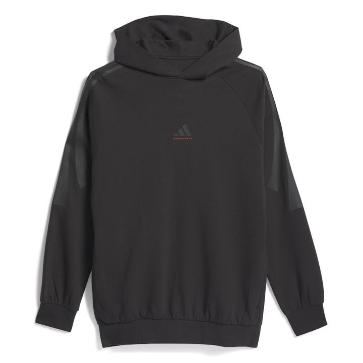 Adidas Men's Black Basketball Spacer Hoodie  in Size XS, Sports Direct