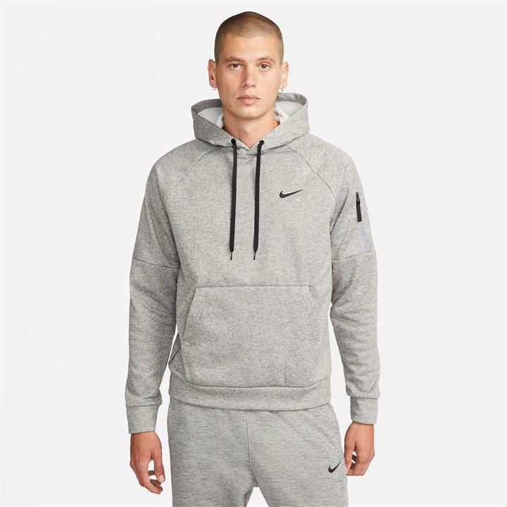 Nike Men's Grey Dry Swoosh Hoody in Size 2XL, Sports Direct