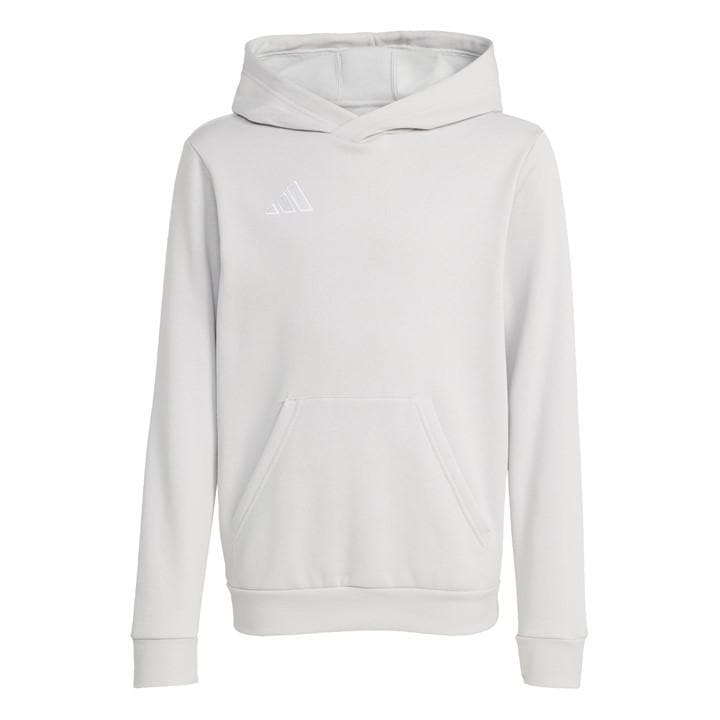 Adidas  Kids Grey Ent22 Hoodie  in Size 9 - 10 Years, Sports Direct