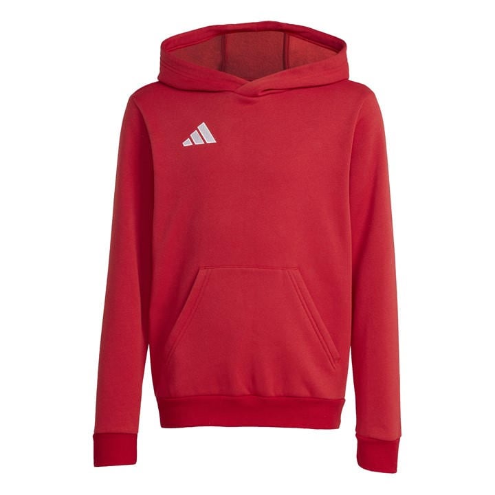 Adidas  Kids Red Ent22 Hoodie  in Size 9 - 10 Years, Sports Direct