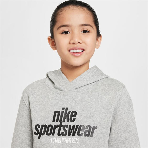 Dk Grey Heather - Nike - Nike K NSW Clb FLC H Jn99