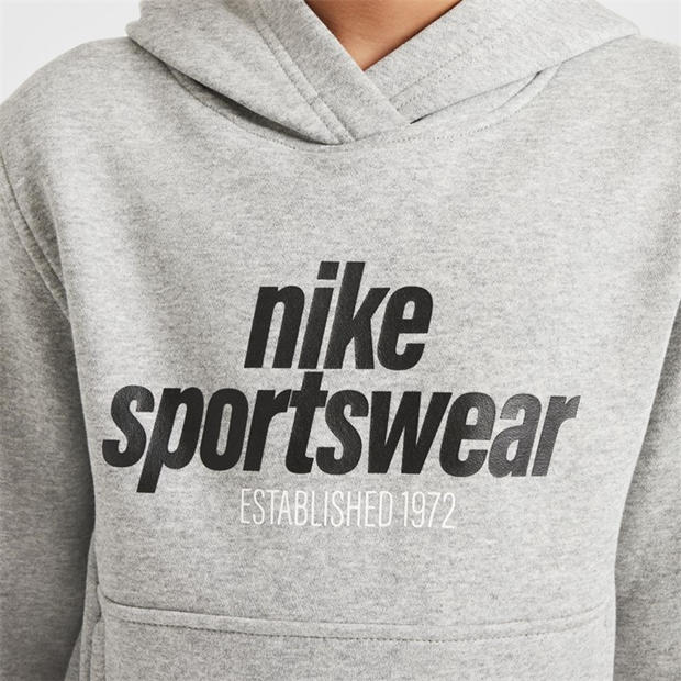Dk Grey Heather - Nike - Nike K NSW Clb FLC H Jn99