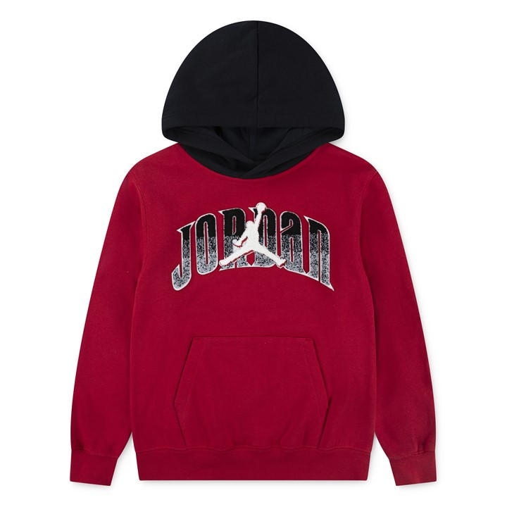 Air Jordan Boys Red Kids' Gamet Fleece Hoodie in Size 9 - 10 Years, Sports Direct