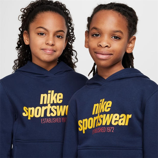 Obsidian - Nike - Kids' Club Fleece Hoodie