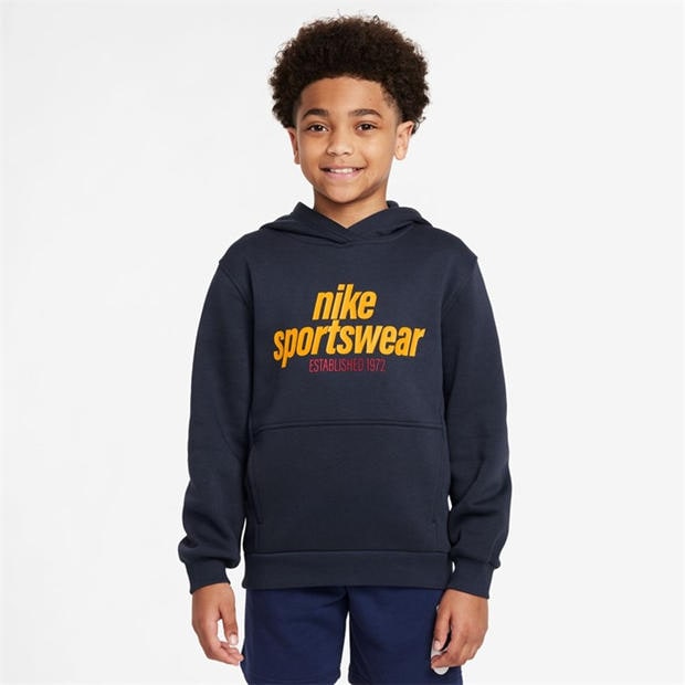 Obsidian - Nike - Kids' Club Fleece Hoodie
