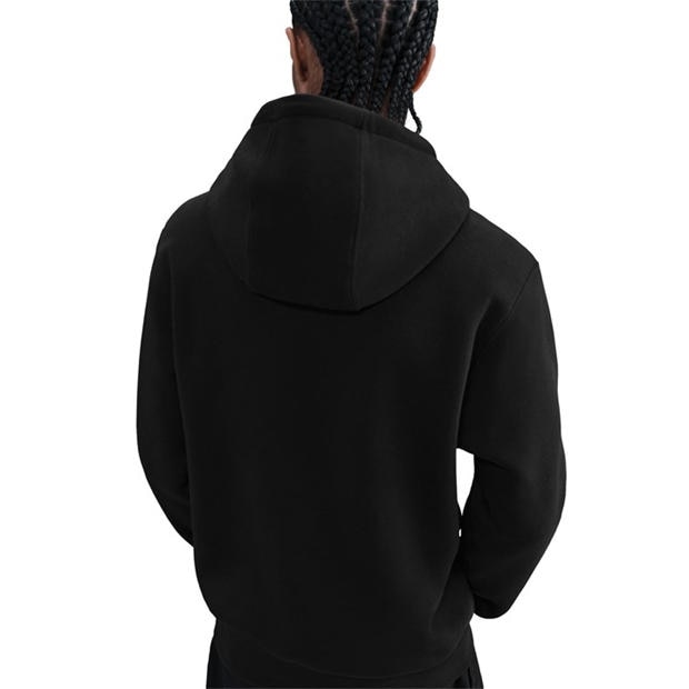 Black/Gold - Nike - Men's Club Pull Over Graphic Hoodie