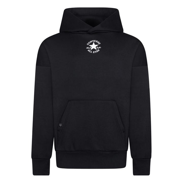 Converse  Kids Black ' Pull Over Hoodie in Size 9 - 10 Years, Sports Direct