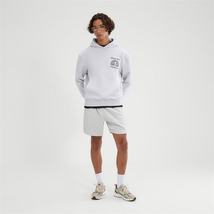 Ellesse Men's Grey Club Crsa Pull Over Hoodie in Size XL, Sports Direct