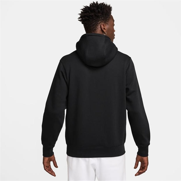 Black/Black/Bla - Nike - Men's Club Neo Varsity Over the Head Hoodie