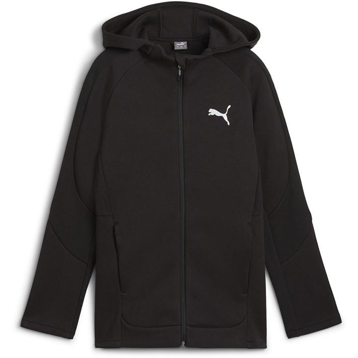 Puma  Kids Black ' Evostripe Full-Zip Hoodie in Size 11 - 12 Years, Sports Direct