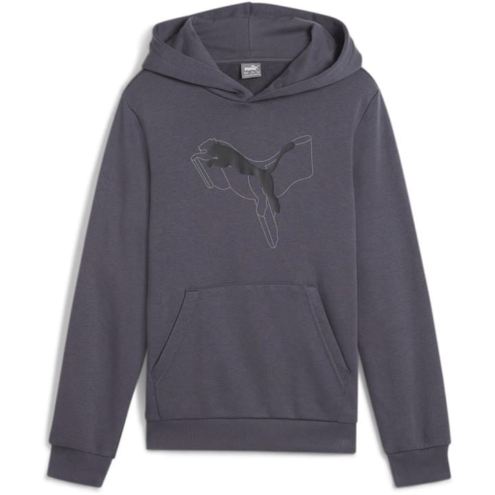 Puma  Kids Grey ' Essentials Hoodie in Size 9 - 10 Years, Sports Direct