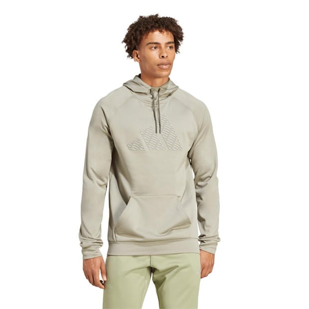 Silver Pebble - adidas - Gg Bl Hd Hoody Mens