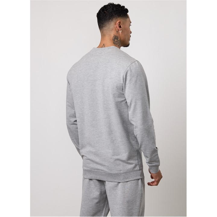 Gym King Men's Grey Victory Loopback Hood - Black in Size XL, Sports Direct