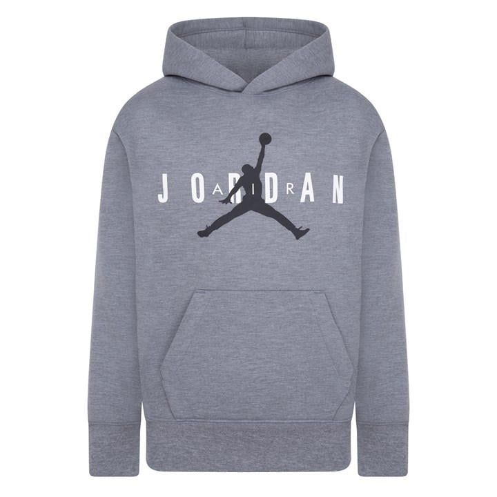 Air Jordan Boys Grey Kids' Jumpman Hoodie in Size 7 - 8 Years, Sports Direct