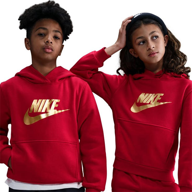 University Red - Nike - Kids' Over the Head Hoodie