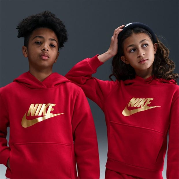University Red - Nike - Kids' Over the Head Hoodie