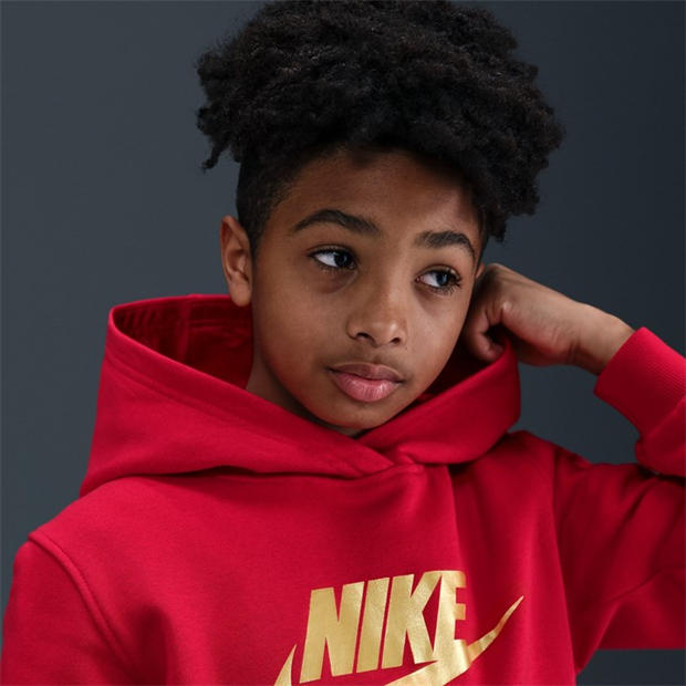 University Red - Nike - Kids' Over the Head Hoodie