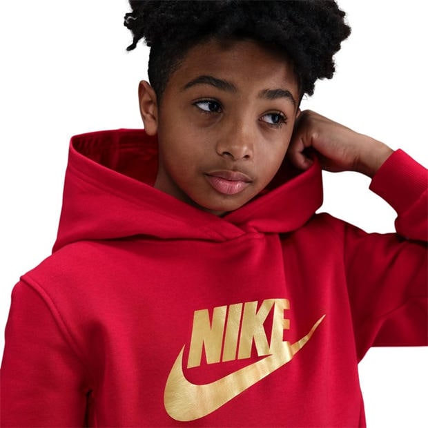 University Red - Nike - Kids' Over the Head Hoodie