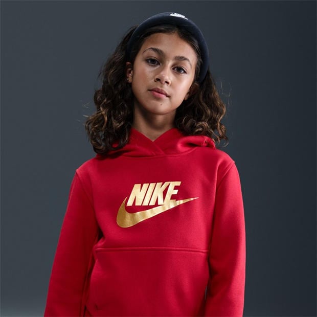 University Red - Nike - Kids' Over the Head Hoodie