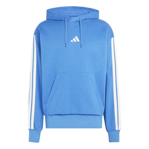 adidas - Men's 3-Stripes Fleece Over the Head Hoodie