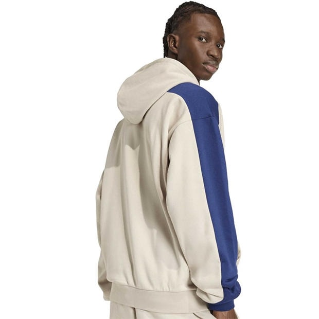 Alumina/Blue - adidas - Men's Collegiate Over the Head Hoodie