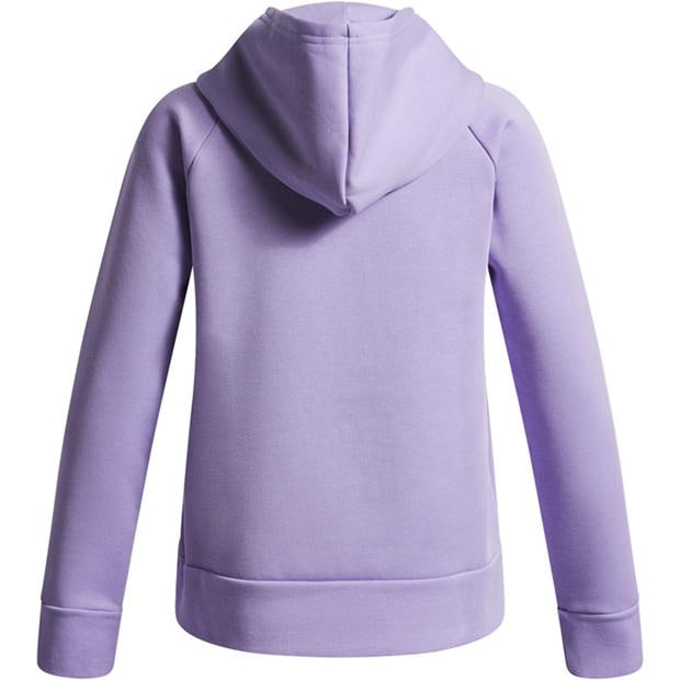 Purple - Under Armour - Kids' Rival Fleece Shimmer Hoodie