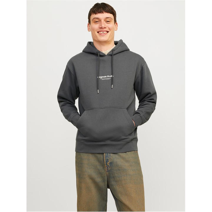 Jack And Jones Men's Grey Vester Hoodie in Size XS, Sports Direct