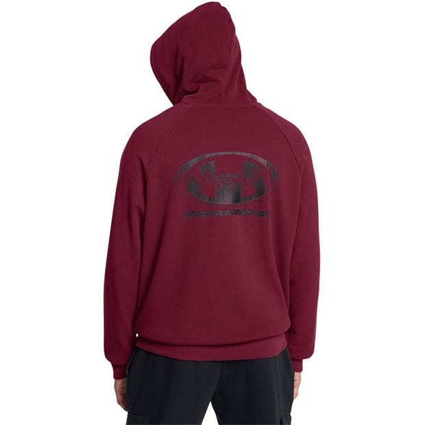 Red - Under Armour - Men's Rival Fleece Hoodie